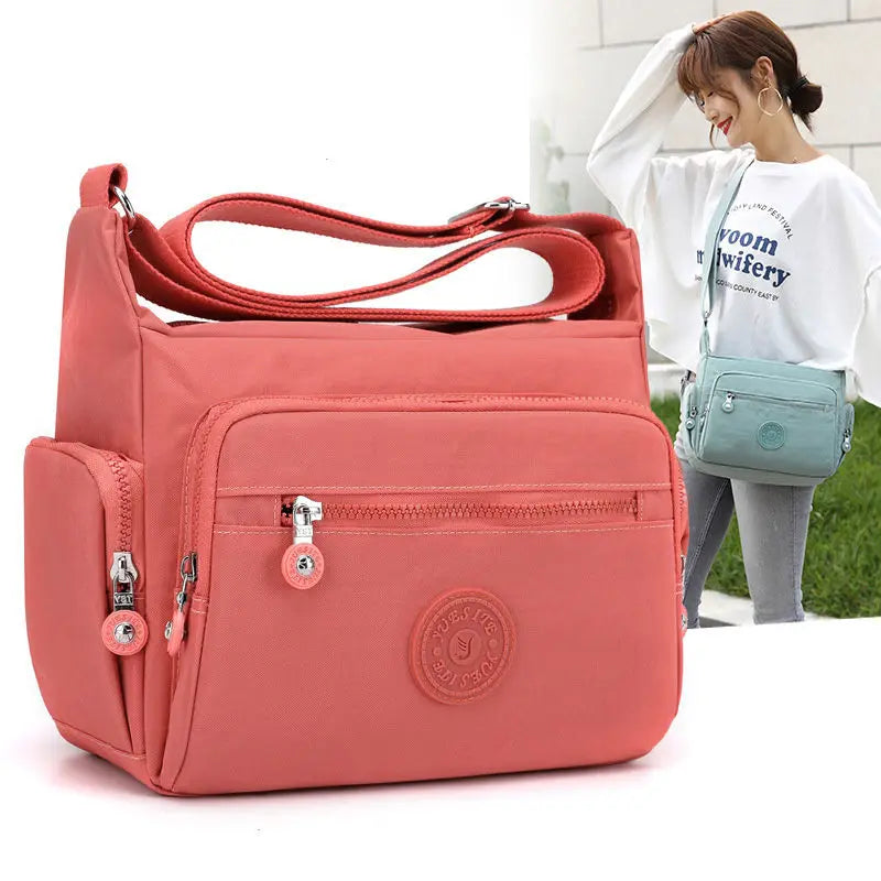 Nylon Multifunction Ladies Messenger Bags Women Shoulder Bags for Girls