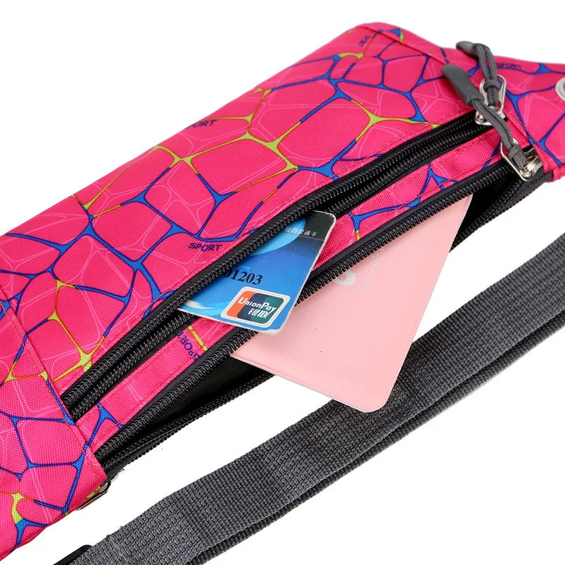 Nylon Waist Bag Men Women Travel Bum Bag Waterproof Crossbody