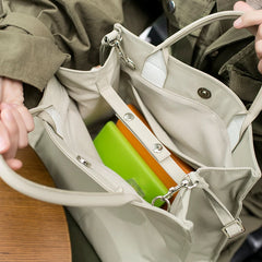 Nylon Portable Shoulder Bag Waterproof Travel Handbag Casual Large Tote Bags