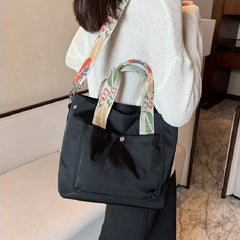 Nylon School Bags for Girls Women Handbags Shoulder Bag