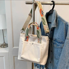 Nylon School Bags for Girls Women Handbags Shoulder Bag