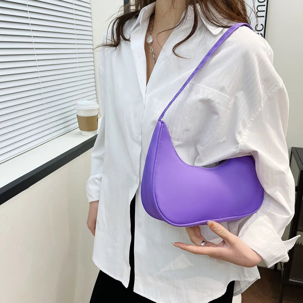 Nylon Shoulder Bag Lady Small Crossbody Female Belt Bag Handbag
