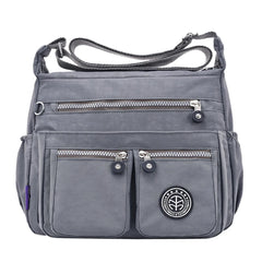 Women's Waterproof Nylon Shoulder Bag Crossbody Handbag