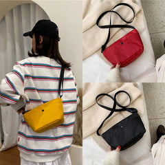 Nylon Shoulder Bag Crossbody Messenger Handbag Small Bolsa Masculina