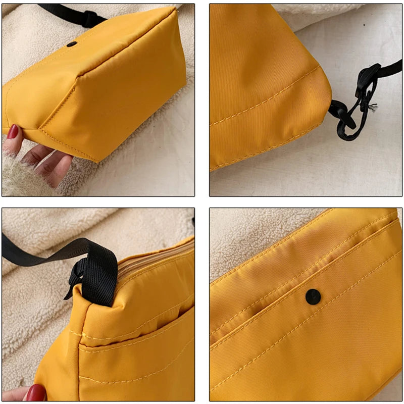 Nylon Shoulder Bag Crossbody Messenger Handbag Small Bolsa Masculina