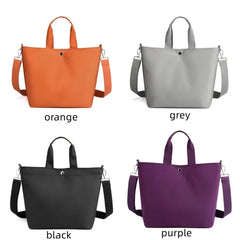 Nylon Shoulder Bag Vintage Shopping Zipper Student Bookbag Handbags Tote