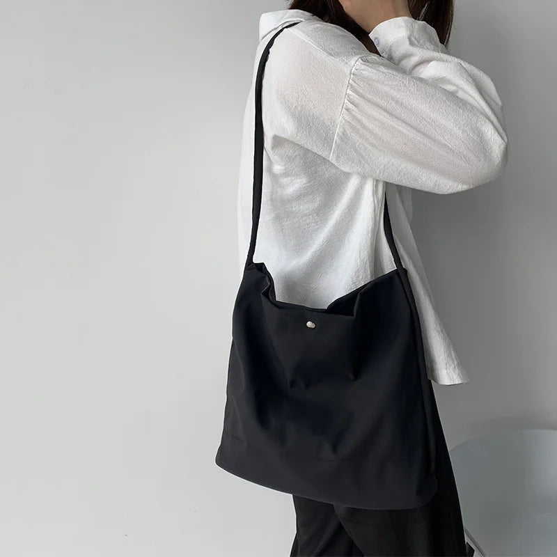 Nylon Shoulder Bag Women Cotton Cloth Eco Shopping Tote Bags