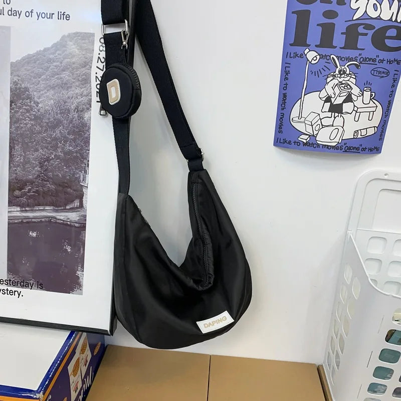 Nylon Shoulder Bags Female Crossbody Student Bag Large Capacity Women Bag