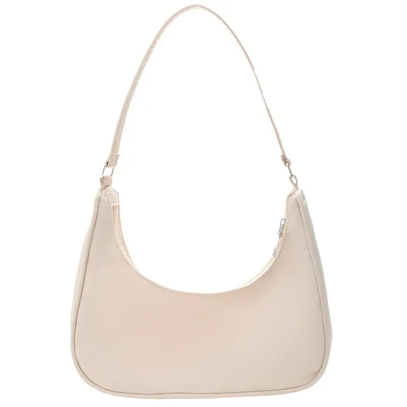 Retro Nylon Hobos Bag for Women Top-handle Handbags
