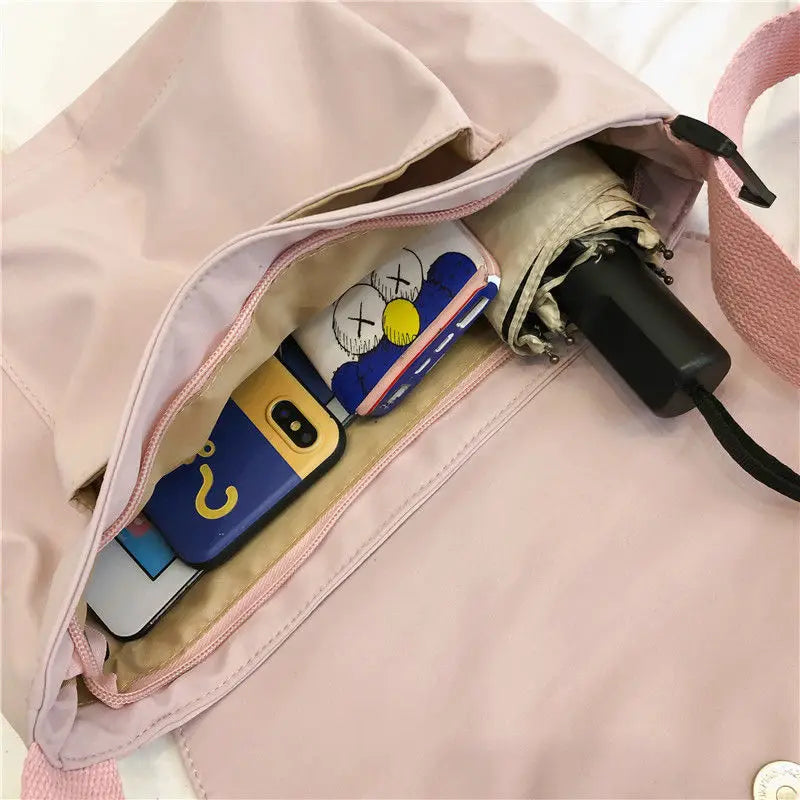Nylon Crossbody Bag for Women Casual Shoulder Bag Harajuku Girls School Satchel