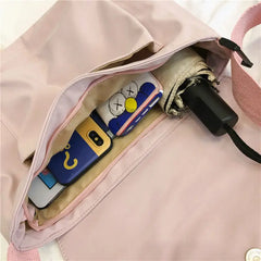 Nylon Crossbody Bag for Women Casual Shoulder Bag Harajuku Girls School Satchel