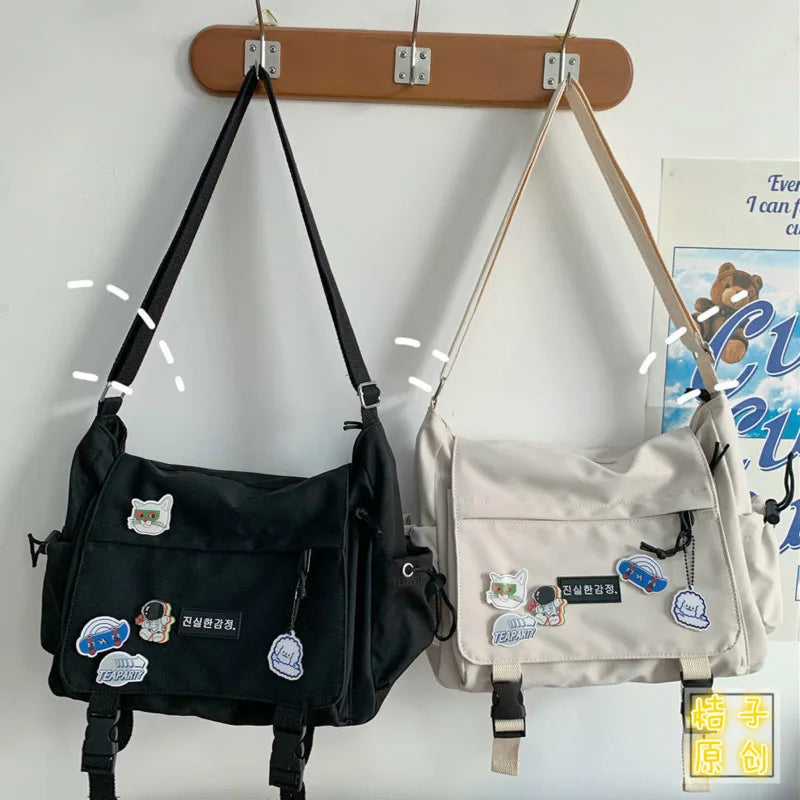 Nylon Crossbody Bags for Women Handbags Shoulder Bag