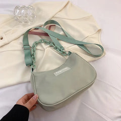Nylon Small Crossbody Bag Women Shoulder Underarm Bag