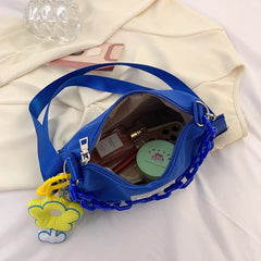 Nylon Small Crossbody Bag Women Shoulder Underarm Bag