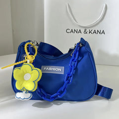 Nylon Small Crossbody Bag Women Shoulder Underarm Bag