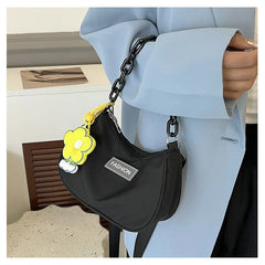 Nylon Small Crossbody Bag Women Shoulder Underarm Bag