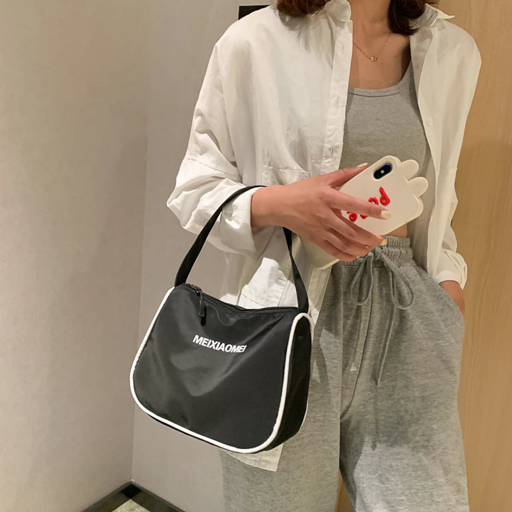 Nylon Small Shoulder Bags For Women Casual Classic Wild Women Handbag