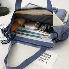 Nylon Tote Bag Women Handbags Shoppers Casual Style Large Capacity Print