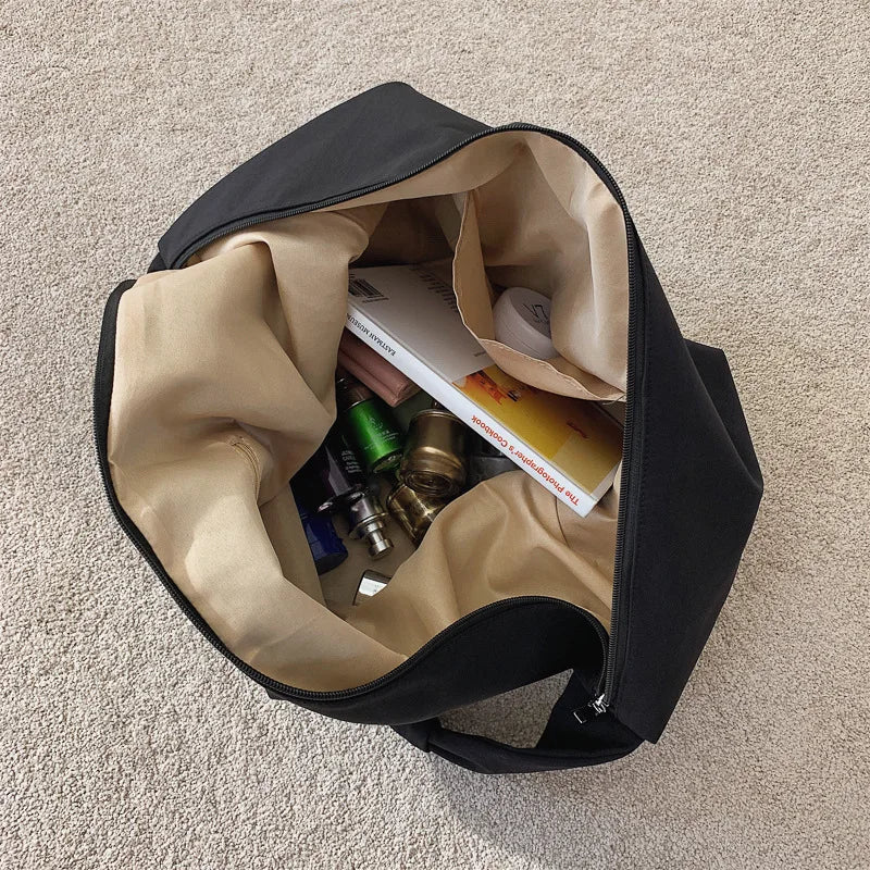 Nylon Totes Bags for Women Casual Wild Ladies Handbags Solid Men Shoulder Bag