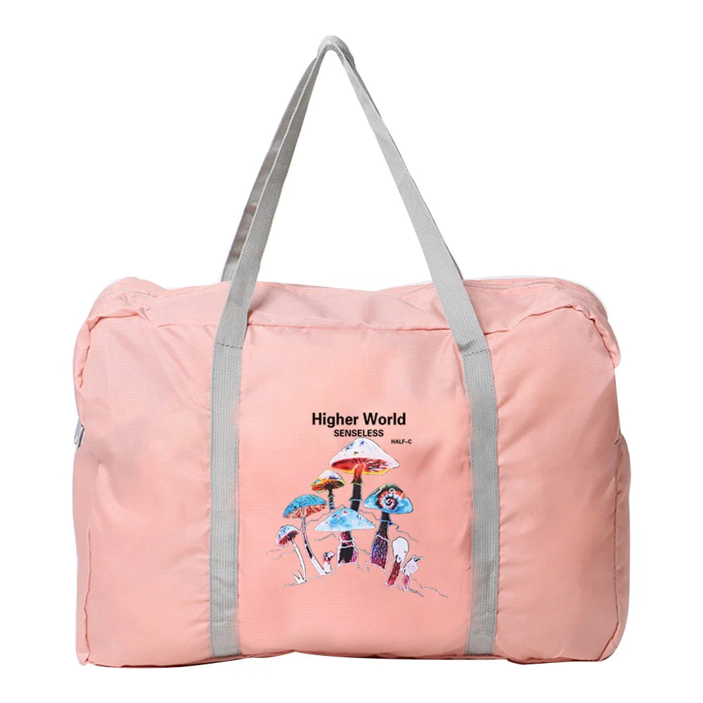 Unisex Foldable Travel Bag Large Capacity Waterproof Handbag
