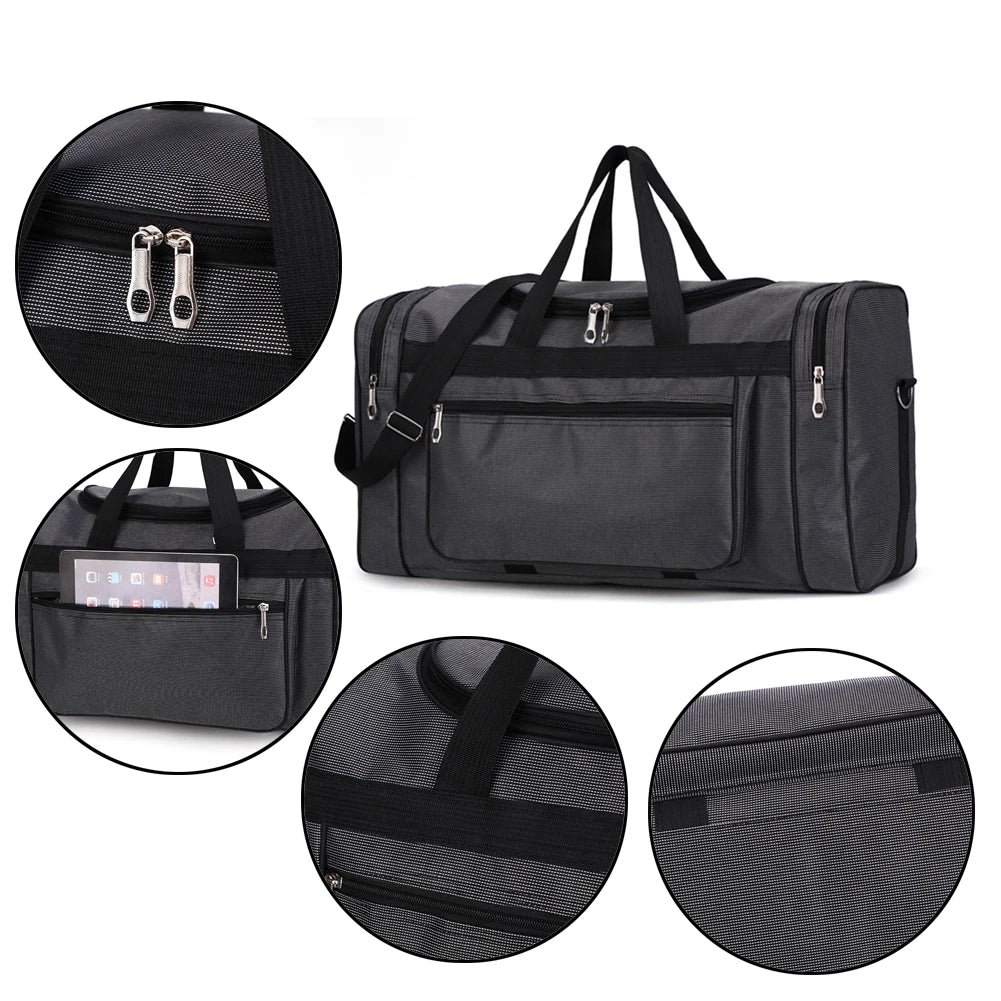 Nylon Large Capacity Travel Bag Unisex Handbag