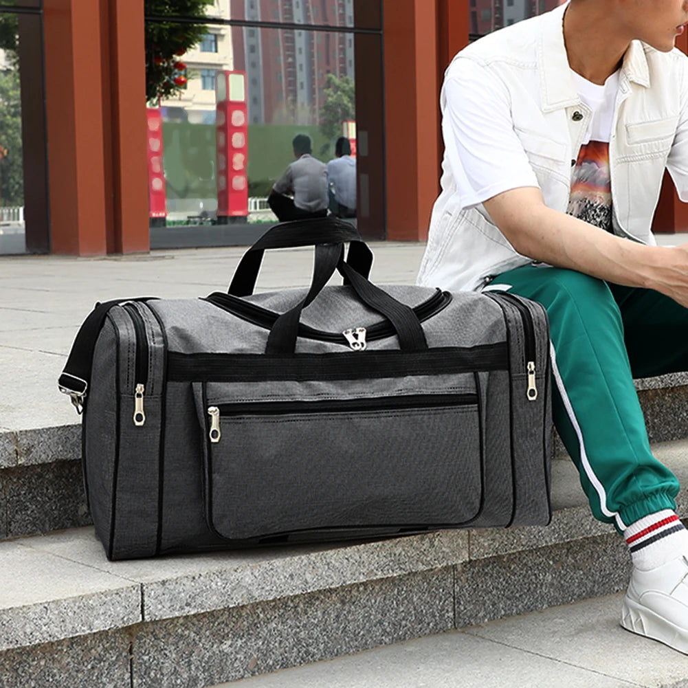 Nylon Large Capacity Travel Bag Unisex Handbag