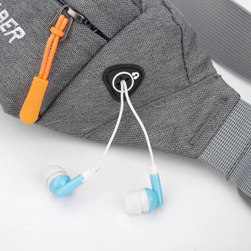 Anti-theft Nylon Waist Bag Multifunction Crossbody Bag
