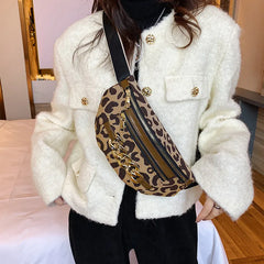 Stripes Shoulder Bag Casual Chest Pack High Woman Waist Belt Bag