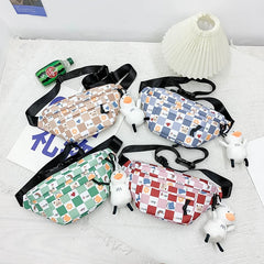 Women's Nylon Waist Bag Cartoon Fanny Pack Casual Belt Bags