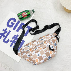 Women's Nylon Waist Bag Cartoon Fanny Pack Casual Belt Bags