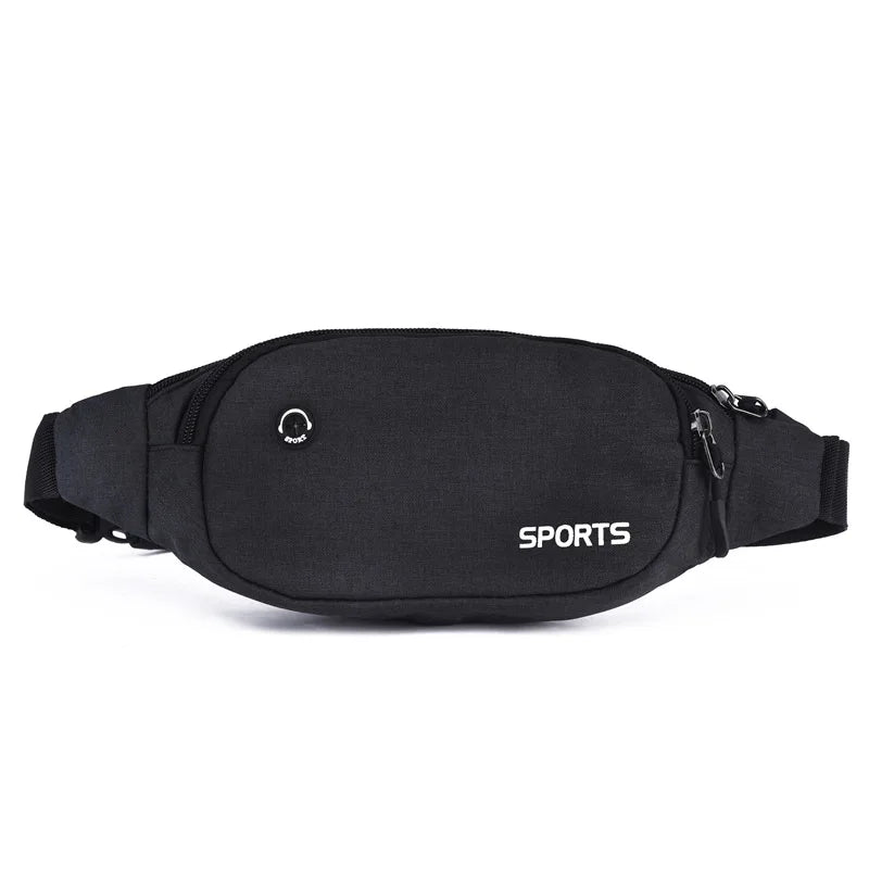 Nylon Waist Pack Sports Fanny Pack Hip Money Belt Mobile Phone Bag