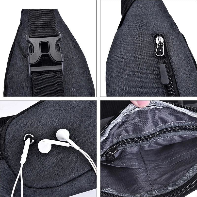 Nylon Waist Pack Sports Fanny Pack Hip Money Belt Mobile Phone Bag