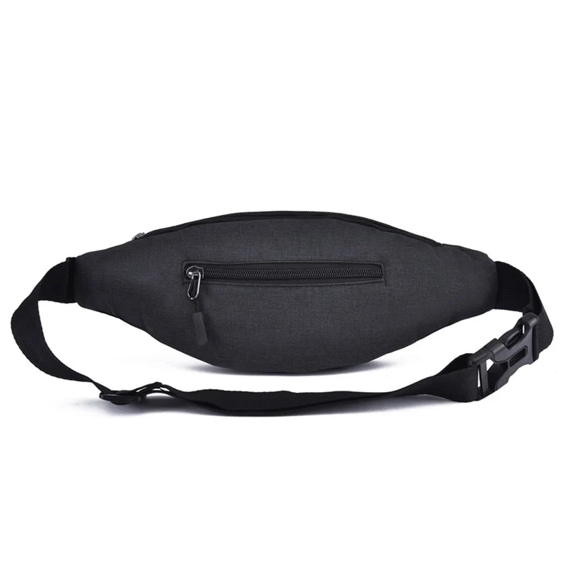 Nylon Waist Pack Sports Fanny Pack Hip Money Belt Mobile Phone Bag