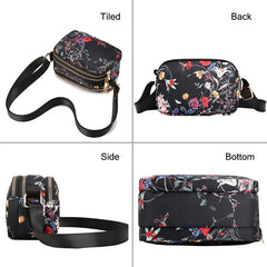 Nylon Waterproof Shoulder Bag Women Handbag Print Messenger Bag