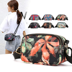 Nylon Waterproof Shoulder Bag Women Handbag Print Messenger Bag