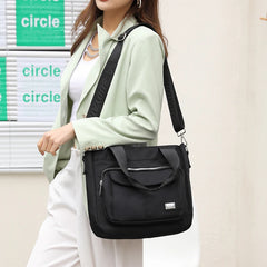 Nylon Waterproof Shoulder Bag Womens Large-capacity Travel Messenger Bag