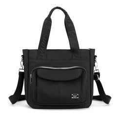 Nylon Waterproof Shoulder Bag Womens Large-capacity Travel Messenger Bag