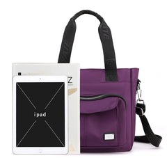 Nylon Waterproof Shoulder Bag Womens Large-capacity Travel Messenger Bag