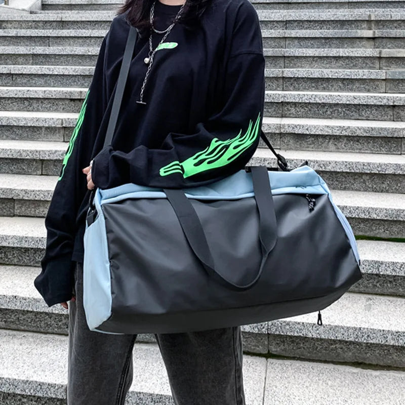 Waterproof Large Capacity Luggage Bag Women Yoga Sports Duffle