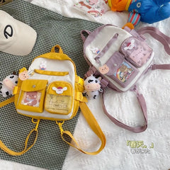 Nylon Waterproof Mini Women School Backpacks For Teenage Girls