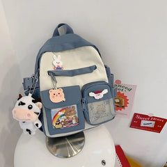 Nylon Waterproof Mini Women School Backpacks For Teenage Girls