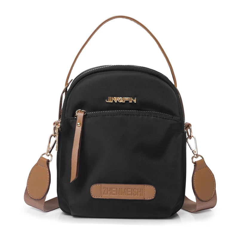 Nylon Waterproof Small Square Women Shoulder Bag Crossbody Handbags