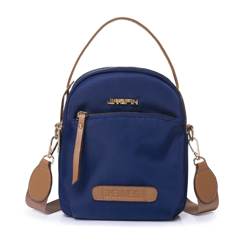 Nylon Waterproof Small Square Women Shoulder Bag Crossbody Handbags