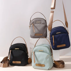 Nylon Waterproof Small Square Women Shoulder Bag Crossbody Handbags