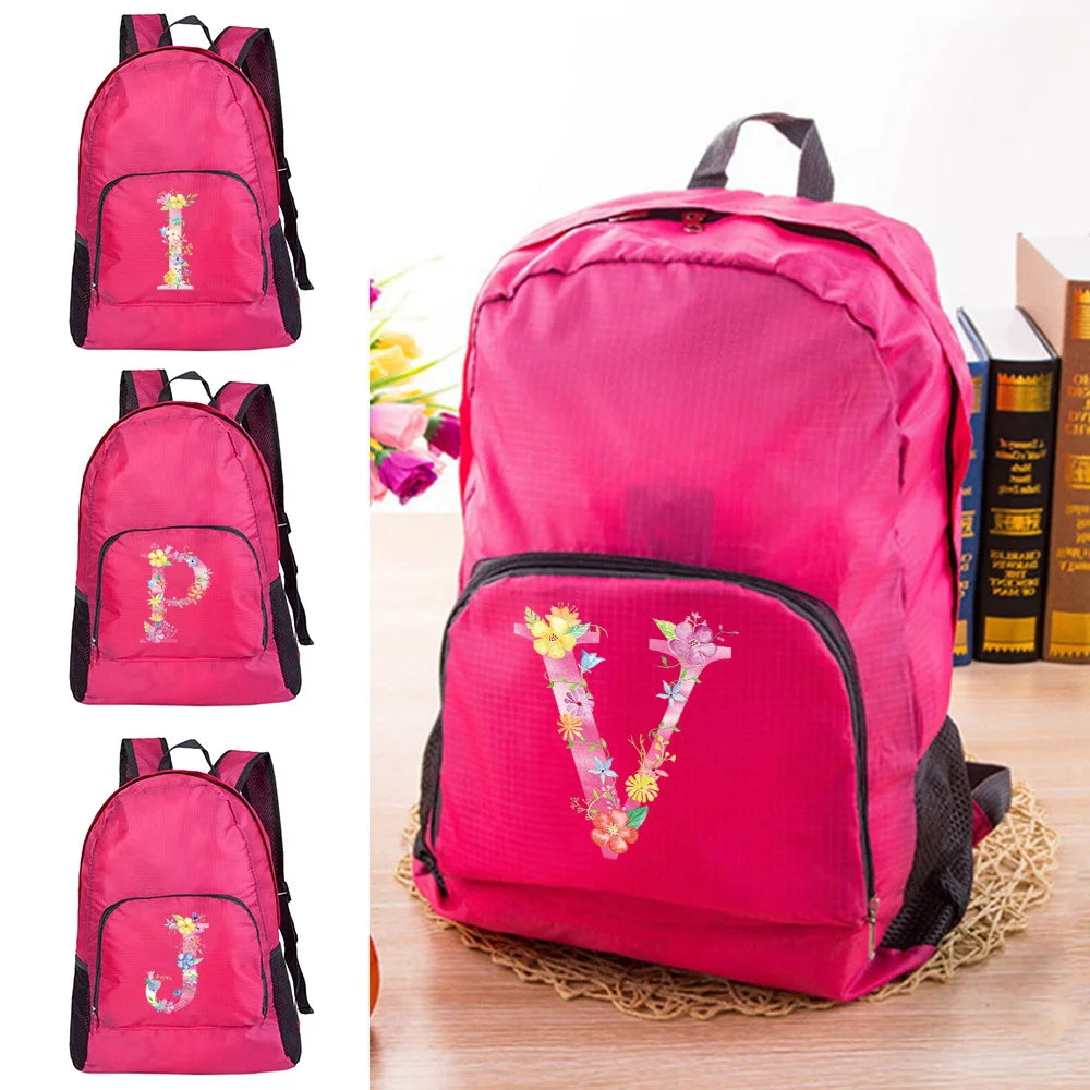 Waterproof Travel Backpack Men Women Hiking Outdoor Sport School Bag Pink