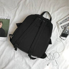 Nylon Waterproof Women Backpack Anti-theft Shoulder Bag