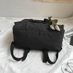 Nylon Waterproof Women Backpack Anti-theft Shoulder Bag