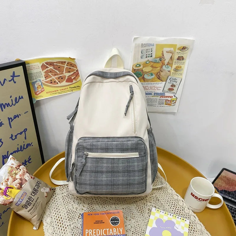 Nylon Waterproof Anti-theft Women Backpacks Schoolbags For Girls