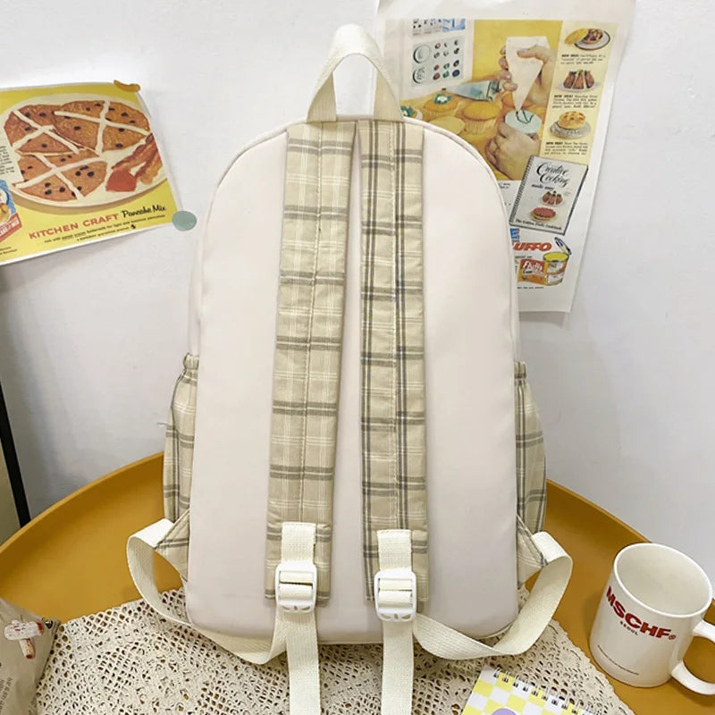Nylon Waterproof Anti-theft Women Backpacks Schoolbags For Girls