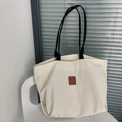 Nylon Waterproof Women Canvas Handbags Ladies Shoulder Shopping Bags